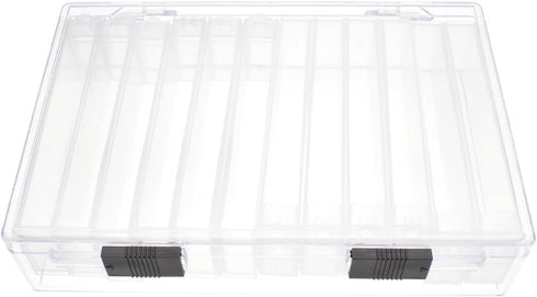 The Beadsmith Personality Case - Clear Storage Organizing System 6.25 x 4 x 1.4 inches - Includes 12 flip top Boxes 1 x 3.75 inches each, for orga...