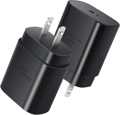 USB C Wall Charger, Excgood 25W Super Fast Charging Wall Charger Compatible for Galaxy S23 S24 Ultra S22 S21 FE S20 A53 A23 A54 Z Flip4 Fold4 3, N...