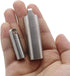 HRX Package Waterproof Stainless Steel Pill Case Keychain, Durable Small Pill Box Bottle Holder Tough for Men Purse Pocket Outdoor EDC Tool Kit...