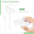 Generic Clear Bird Shaped Self Watering Bulb Stake PVC Plastic Safe Water Bulb Globe Spike Gardening Tool Indoor Outdoor Potted Plant Flower Plant...