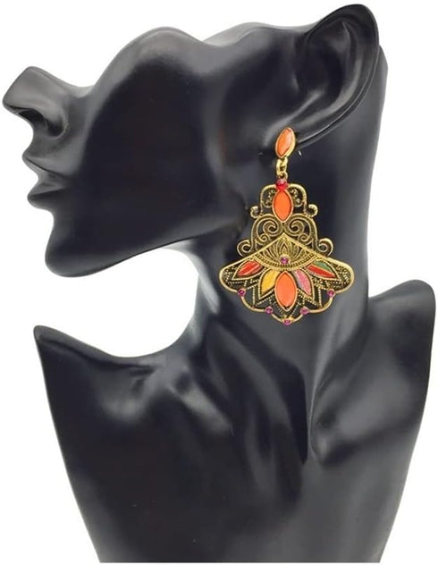 Stylish and Exquisite African fashion Jewelry Sets for Women - boho jewelry necklaces and Earring Sets for women with Simple Design, Perfect for A...