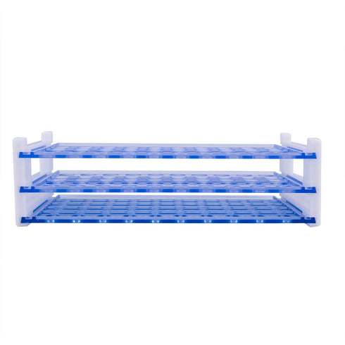 Scientific Detachable Test Tube Rack for Tubes of Dia.?17mm, 50 Holes, PS Material (2pcs) (Tuberack-50x16)...