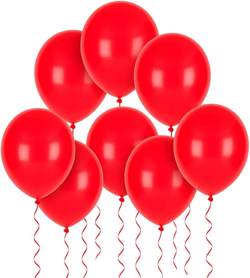 PMLAND 100 Pieces Red Latex Balloons 12 Inches for Valentine Birthday Wedding Bridal Shower Party Festival Game Event Home Decorations...