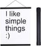 Artmag Magnetic Poster Hanger Frame, 18x24 18x12 18x28 Light Wood Wooden Magnet Canvas Artwork Print Poster Hangers Frames Hanging Kit (Black, 18"...