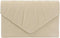 ZIUMUDY Elegant Velvet Envelope Pleated Clutch Bags Wedding Evening Shoulder Chain Handbags...