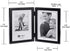 Malden International Designs Black Concept Wood Picture Frame, Double Vertical, 2-5x7, Black...