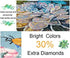 KEUASDV Diamond Painting Kits for Adults, Seaside Moon 5D DIY Diamond Art Kits Full Drill Diamond Dots for Gift Wall Decor and Relaxation Gem Arts...