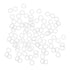 uxcell Silicone O-Rings, 9mm OD 6mm ID 1.5mm Width VMQ Seal Gasket for Compressor Valves Pipe Repair, White, Pack of 100...