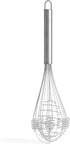 Stainless Steel Ultimate Rapid Balloon Whisk,Manual Eggbeater Hand Egg Mixer Spring Whisk Blender Stirring Beater Cream Frother Flour Stirrer for ...
