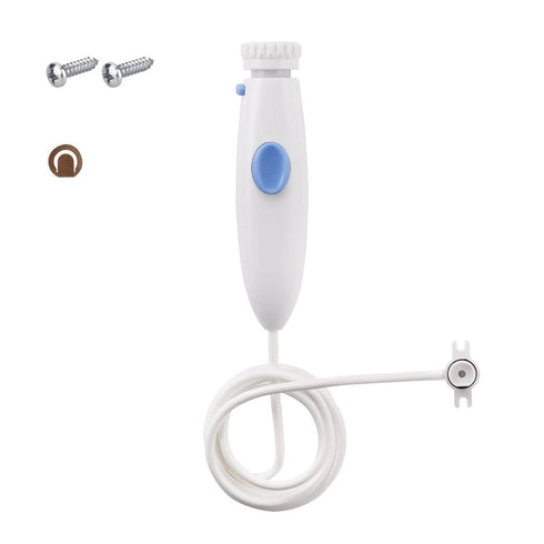 Replacement Hose and Handle Parts Compatible with Waterpik Water Flosser WP-100 WP-140 WP-150 WP-900 Series Oral Irrigator, Plastic Handle, Oral H...