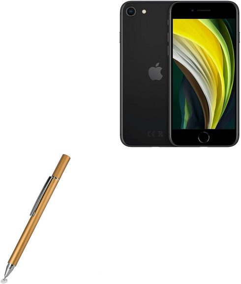 BoxWave Stylus Pen for Apple iPhone SE (2020) (Stylus Pen FineTouch Capacitive Stylus, Super Precise Stylus Pen for Apple iPhone SE (2020) - Champ...