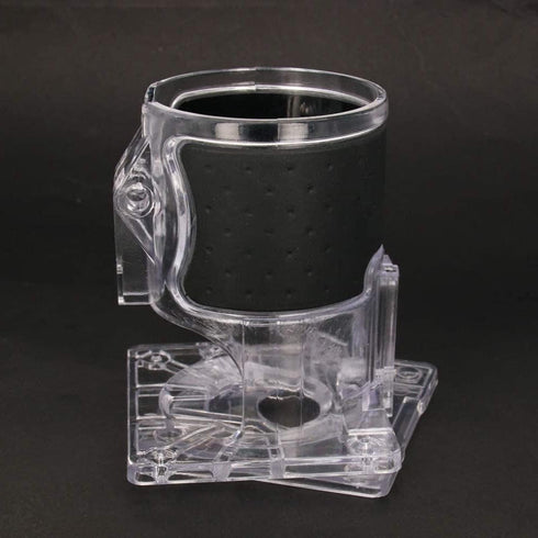 Woodworking Trimmer Router Transparent Plastic Base Power Tool Protective Shield Accessory Base (Model 2 (Enhanced))...