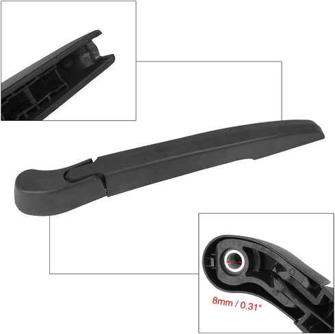 X AUTOHAUX Rear Windshield Wiper Blade Arm Set 335mm 13 Inch Fit for BMW X3 F25 2011 2012 2013 2014 2015 2016 2017...