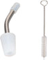 Stainless Steel Extended Kettle Spout with 10cm Brush, Coffee Kettle Spout for Home Kitchen Outdoor Use...