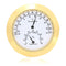 Guitar Violin Thermometer Hygrometer, Alloy Meter Temperature and Humidity Meter Thermometer for Violin Guitar Case Instrument Care (Gold)...