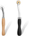 Nitlak 2 PCS Tracing Wheel with Wooden Handle Stainless Steel Pounce Wheel, Point Sewing Tracing Wheel for Sewing Patterns, Rotary Perforator, Ove...