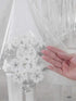 sancua Clear Plastic 100% Waterproof Tablecloth - 54 x 54 Inch - Vinyl PVC Rectangle Table Cloth Protector Oil Spill Proof Wipe Clean Table Cover ...