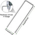 20 Pack Landscape Staples 6 Inch Galvanized Lawn Pins Staples Garden Stakes Plant Cover Stakes 11 Gauge Tent Stakes Landscaping Fabric SOD Yard Pi...