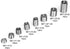 110pcs Coiled Wire Thread Insert Thread Screws, Stainless Steel Sleeve Set, Versatile Thread Repair Kit for Home Repair....