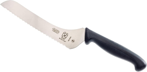 Mercer Culinary Millennia Black Handle Offset Bread Knife, 7-Inch...