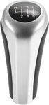 X AUTOHAUX 6 Speed Manual Gear Stick Shift Knob Transmission for BMW X1 E84 for BMW X3 E83 ABS Faux Leather Black Matte Silver Tone...