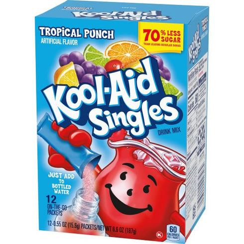 Kool-Aid Singles Tropical Punch Soft Drink Mix- 12 CT...