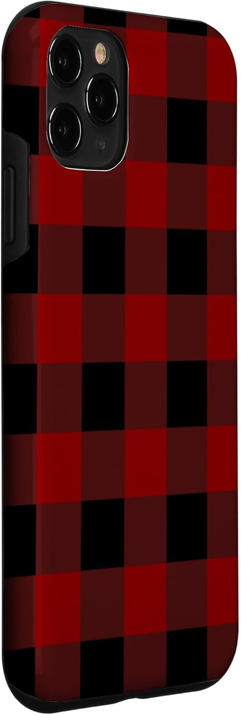 iPhone 11 Pro Buffalo Plaid Check Tartan Pattern Lumberjack Flannel Case...