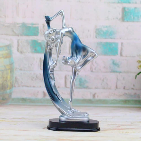 DIYOMR Elegant Ballet Girl Crafts Ornaments Home Decor Figurine, Dancing Girl Statue Decor Ornaments for Living Room/Bedroom/Wine Cabinet/Office D...