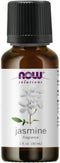 NOW Essential Oils, Jasmine Fragrance, Romantic Aromatherapy Scent, Steam Distilled, 100% Pure, Vegan, Child Resistant Cap, 1-Ounce...