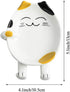 OURASHERO Multifunctional Ceramic Spoon Rest for Kitchen, Cute Cat Shape Cooking Utensil Holder Pot Lid Rack Coffee Spoon Rest Ladle Rest Spatula ...