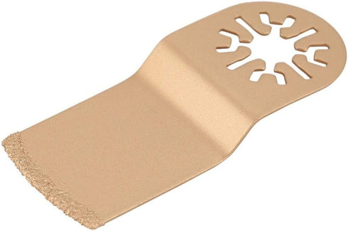 Sorand Cemented Carbide Material 3.46 x 1.3 Gold Cutting Marble Oscillating Blade, Multi-Tool Power Bit, for Professional Home Improvement Project...