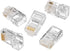 Cmple - Cat5e Connectors RJ45 Modular Pugs Crimp for Solid and Standard Network Ethernet Cable 8P8C LAN - 100 Pack...