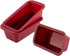 Silicone Mini Loaf Pan Set of 4, NonStick Easy Release Rectangle Silicone Mini Cake Pan for Baking Bread, Flexible BPA Free Silione Baking Mold an...