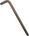 generic 1Pcs Star Key Bit Wrench,Tamper Proof Star Key Bit Wrench,L-Shape 6.37Inch (162MM) Long Arm High Carbon Steel Hand Tool for Daily Repairs(...