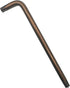 generic 1Pcs Star Key Bit Wrench,Tamper Proof Star Key Bit Wrench,L-Shape 6.37Inch (162MM) Long Arm High Carbon Steel Hand Tool for Daily Repairs(...