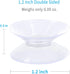 Pawfly 20 Pack Double Sided Suction Cups 1.2 Inch Clear PVC Plastic Sucker for Glass Table Mirror...