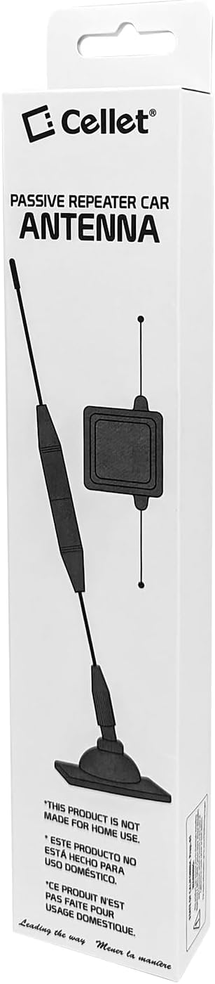 Cell Phone Signal Booster Antenna for Verizon, AT&T, T-Mobile - Truck & Car Mount Passive Repeater for 5G, 4G LTE iPhones, Galaxies, Pixels...