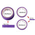 3 Rolls Purple Art Craft Tape Removable Masking Tape Multi Purpose Tape for DIY Labeling Decoration, 1/2 Inch x 40Yards and 1.5 Inches x 20 Yards...