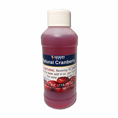Brewer's Best Natural Beer and Wine Fruit Flavoring (Cranberry)...