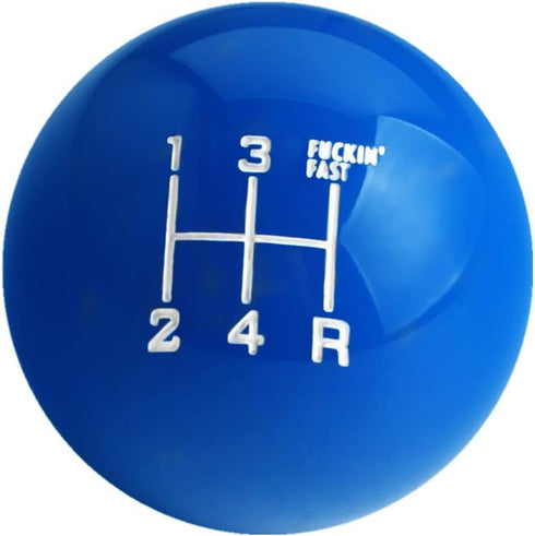 DEWHEL Fing Fast Shift Knob 5 Speed Short Throw Shifter M12x1.25 M10x1.5 M10x1.25 M8x1.25 (Blue)...