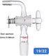 Glass Bent Inlet Adapter with 19/22 Male Glass Joint and 2 mm Hose Connection Lab Glassware...