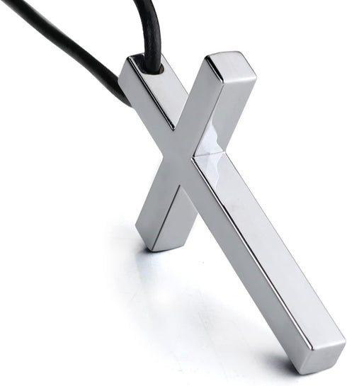 Cross Hanging Ornaments for Car Rear View Mirror, Cross Metal Car Charm, Pendant Decoration for Car, Truck, Home Decor (Sliver)...