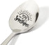 TyM You are my sunshine Engraved Stainless Steel spoon for coffee tea cereal ice cream - Engraved gift for him/her - 7 inch Sturdy handle and food...