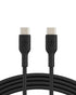Belkin USB-C to USB-C Cable (2M/6.6ft), USB-C Fast Charging Cable for iPhone 15, iPhone 15 Pro, iPhone 15 Pro Max, iPhone 15 Plus, Galaxy S24, S23...