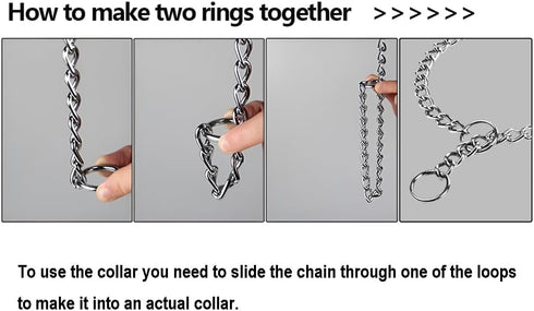 Chain Dog Training Choke Collar, 22 in, 3 mm...