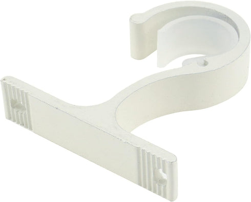 Sydien 2Pcs Curtain Rod Brackets Curtain Rods Holders with Mounting Screws and Wall Anchors for Curtains Rod (Ivory White)...