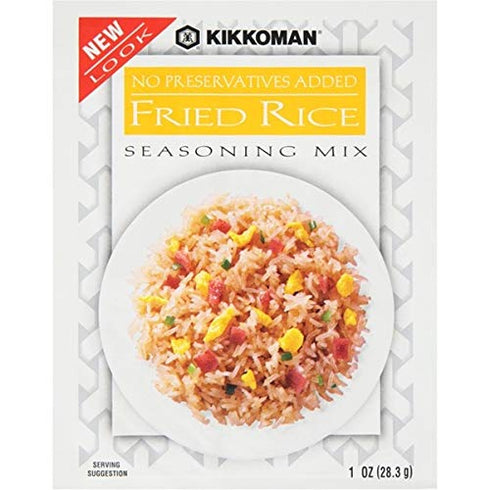 Kikkoman - Delicious Fried Rice Seasoning Mix - Full Flavored Low Sodium & Fat - All Purpose Seasoning, No Added Preservatives & No High Fructose ...
