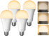 A21 3 Way Led Light Bulbs 50 100 150 Watt Equivalent,E26 Base, 6/12/20W,700/1350/2000LM,3000K (Warm White)/120V/3WAY Dimming,Indoor Standard E26 B...
