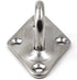 Ceiling Wall Mount Hook Heavy Duty Anchor Diamond Pad Eye Plate 5mm 3/16" 304 Stainless Steel Great for Yoga Swings Hammocks/Boat Rigging/Marine D...
