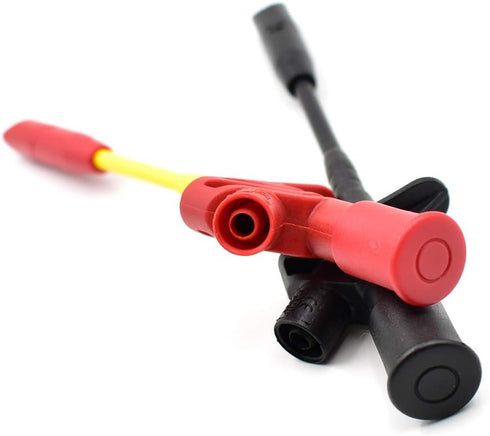 2Pcs Insulation Wire Piercing Probe Clip Test Lead Kit Multimeter Test Probes with 4mm Banana Socket for Automotive Diagnostic Tester Tool...